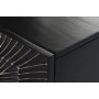 Buffet Home ESPRIT Noir Doré Métal Bois de manguier 81 x 45 x 75 cm