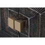 Buffet Home ESPRIT Noir Doré Métal Bois de manguier 81 x 45 x 75 cm
