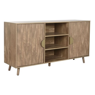 TV furniture Home ESPRIT Brown Golden 140 x 40 x 74,8 cm