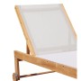 Chaise longue Home ESPRIT Blanc Marron 187 x 65 x 81 cm