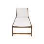 Chaise longue Home ESPRIT Blanc Marron 187 x 65 x 81 cm