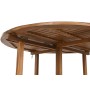 Dining Table Home ESPRIT Brown Natural Acacia 110 x 110 x 74 cm