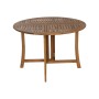 Dining Table Home ESPRIT Brown Natural Acacia 110 x 110 x 74 cm