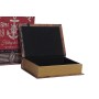 Set of decorative boxes Home ESPRIT Multicolour Wood Canvas Anchor