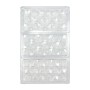 Baking Mould Quttin CHOCOLATE 27,5 x 17,5 x 2,5 cm (12 Units)