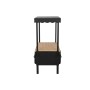 Chariot de Jardin Home ESPRIT Noir Naturel 106,5 x 51 x 114,5 cm