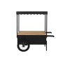 Chariot de Jardin Home ESPRIT Noir Naturel 106,5 x 51 x 114,5 cm