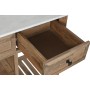 meuble bas pour lavabo Home ESPRIT Blanc Naturel Céramique Bois de manguier 120 x 50 x 82 cm