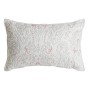 Cushion DKD Home Decor White Polyester Floral 60 x 10 x 40 cm