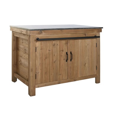 Meuble de cuisine Home ESPRIT Noir Naturel 120 x 75 x 90 cm