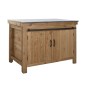 Meuble de cuisine Home ESPRIT Noir Naturel 120 x 75 x 90 cm