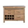 Meuble de cuisine Home ESPRIT Noir Naturel 120 x 75 x 90 cm