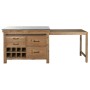 Meuble de cuisine Home ESPRIT Noir Naturel 120 x 75 x 90 cm