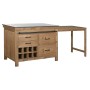 Meuble de cuisine Home ESPRIT Noir Naturel 120 x 75 x 90 cm