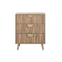 Caisson à Tiroirs Home ESPRIT Marron Doré 60 x 39 x 77 cm