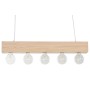 Suspension Home ESPRIT Blanc Noir Marron Clair Bois 50 W 80 x 10 x 30 cm