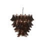 Ceiling Light Home ESPRIT Brown Silver Crystal Steel 25 W 80 x 80 x 80 cm