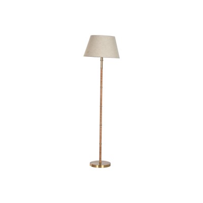 Floor Lamp Home ESPRIT Beige Golden Natural 50 W 220 V 42 x 42 x 154 cm