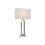 Desk lamp Home ESPRIT White Silver 50 W 220 V