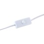 Lampe de bureau Home ESPRIT Blanc Marron 50 W 220 V