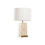 Lampe de bureau Home ESPRIT Blanc Beige Doré 50 W 220 V
