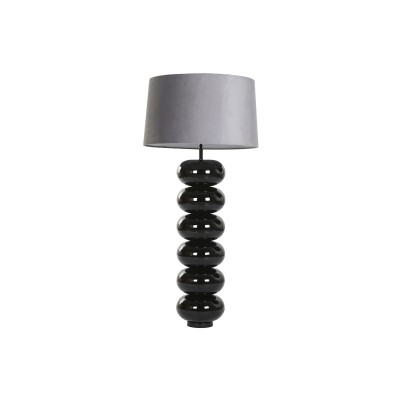 Lampe de bureau Home ESPRIT Noir Gris 50 W 220 V