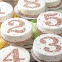 Gabarit de gâteau Algon 25 cm Numéro 4 (36 Unités)