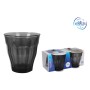 Glass for water Duralex Picardie Black Grey 250 ml 4 Pieces (12 Units)