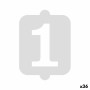 Cake stencil Algon Number 1 (36 Units)