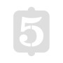 Cake stencil Algon Number 5 (36 Units)