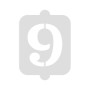 Gabarit de gâteau Algon Numéro 9 (36 Unités)