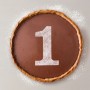 Cake stencil Algon 25 cm Number 1 (36 Units)