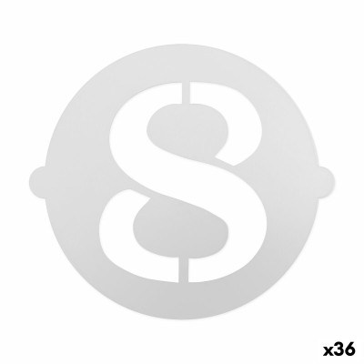 Cake stencil Algon 25 cm Number 8 (36 Units)