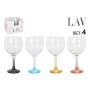 Verre à cocktail LAV 645 ml 9,4 x 20 cm 4 Pièces (6 Unités)