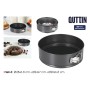 Moule amovible Quttin Noir 24 x 7+28 x 6,8 cm 3 Pièces (6 Unités)