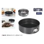 Moule amovible Quttin Noir 20 x 6,8+24 x 7 cm 2 Pièces (6 Unités)