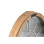 Horloge Murale Home ESPRIT Argenté Naturel Métal Verre Bois de pin 50 x 8 x 68 cm