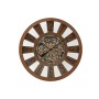 Horloge Murale Home ESPRIT Naturel Bois Métal 80 x 9,5 x 80 cm