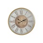 Horloge Murale Home ESPRIT Doré Argenté Verre Fer 72 x 8,5 x 72 cm