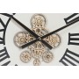 Horloge Murale Home ESPRIT Blanc Naturel Métal Bois de pin 60 x 8,5 x 73 cm