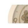 Horloge Murale Home ESPRIT Beige Doré Verre Fer 55,5 x 8,5 x 55,5 cm