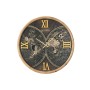 Horloge Murale Home ESPRIT Noir Doré Verre Fer Vintage 62 x 8,5 x 62 cm