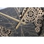 Horloge Murale Home ESPRIT Noir Doré Verre Fer Vintage 62 x 8,5 x 62 cm