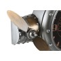 Horloge Murale Home ESPRIT Doré Argenté Métal Avion Vintage 50 x 10,5 x 49,5 cm