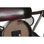 Horloge Murale Home ESPRIT Rouge Doré PVC Métal Moto Vintage 95 x 12 x 43,5 cm