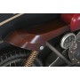 Horloge Murale Home ESPRIT Rouge Doré PVC Métal Moto Vintage 120 x 15,5 x 60 cm