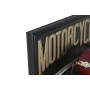 Wall Clock Home ESPRIT Black Red Golden PVC Metal Motorbike Vintage 60 x 18 x 120 cm