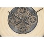 Horloge Murale Home ESPRIT Noir Naturel Métal Rotin 100 x 9 x 100 cm