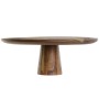 Plateau apéritif DKD Home Decor Naturel Acacia À pied 36 x 36 x 14 cm