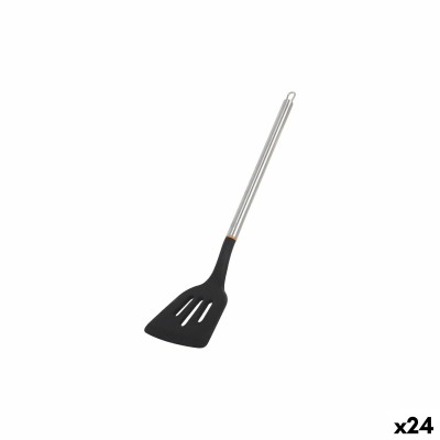 Cooking Spatula MasterChef Silicone Stainless steel 34 cm (24 Units)